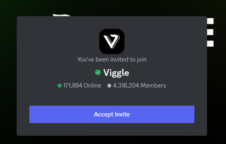 Discord App & Click Accept Invite